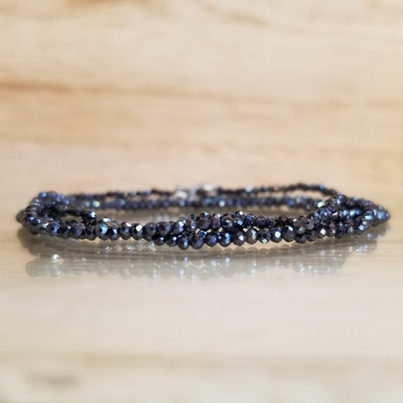 Beaded Spinel Necklace & Convertible Wrap Bracelet - Picture 4 of 8